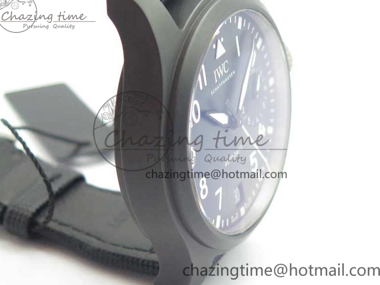 MIROTIME 0815 Big Pilot Real PR IW502001 Real Ceramic ZF 1:1 Best Edition On Black Calfskin Strap A51111 V Seasonal 7227
